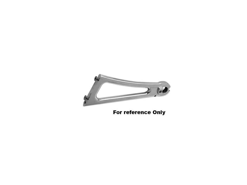 Axle Side Mount License Plate Bracket For 1" Axles Aluminium Polished For 06-07 Sportster