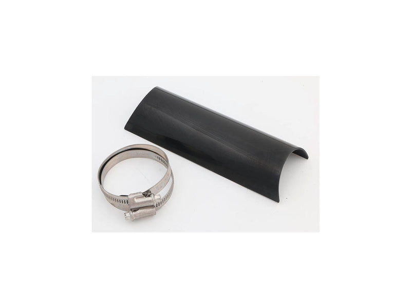 Front Straight E3 Heat Shield Stainless Steel Black Heat Shield Front