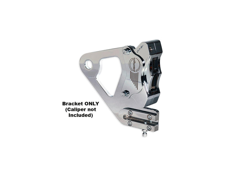 Brake Rear Caliper Mounting Bracket Chrome For 84-99 Softail