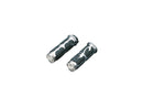ISO-Flame Grips Chrome Throttle By Wire - 1 Inch