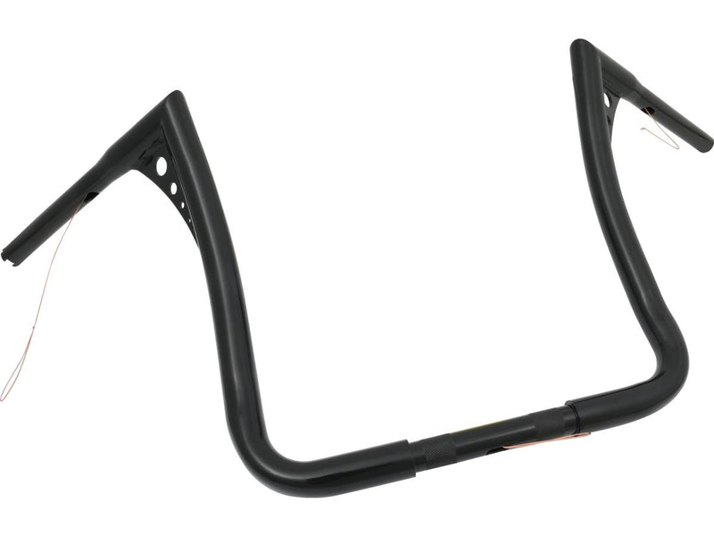 Bonanza Bagger Bar Handlebar Black Powder Coated Throttle By Wire - 15 x 1-1/4 Inch