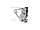 Brake Rear Caliper Mounting Bracket Black For 00-06 Softail