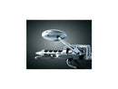 Trident Mirror Convex Lens Stem Chrome - 9 Inch