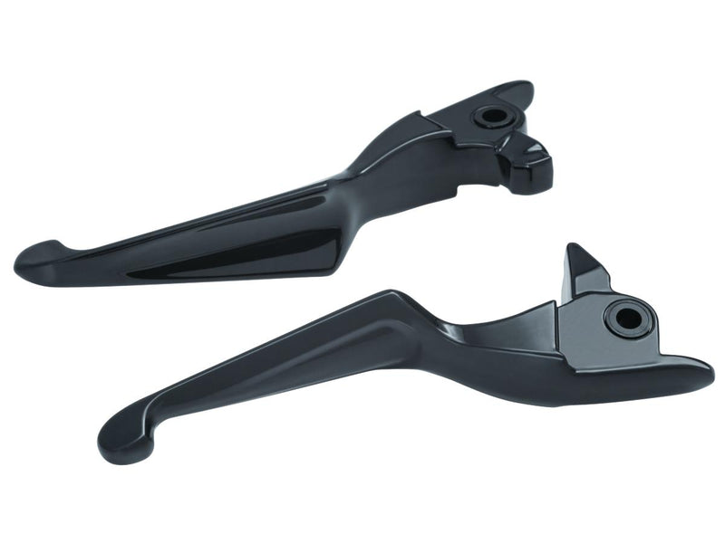 Boss Blades Hand Control Left / Right Levers Gloss Black Hydraulic Clutch For 17-20 Touring