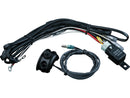 Driving Light Wiring & Relay Kit With Control Mounted Switch Black