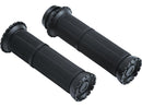 Riot Grips Black Satin Throttle By Wire - 1 Inch