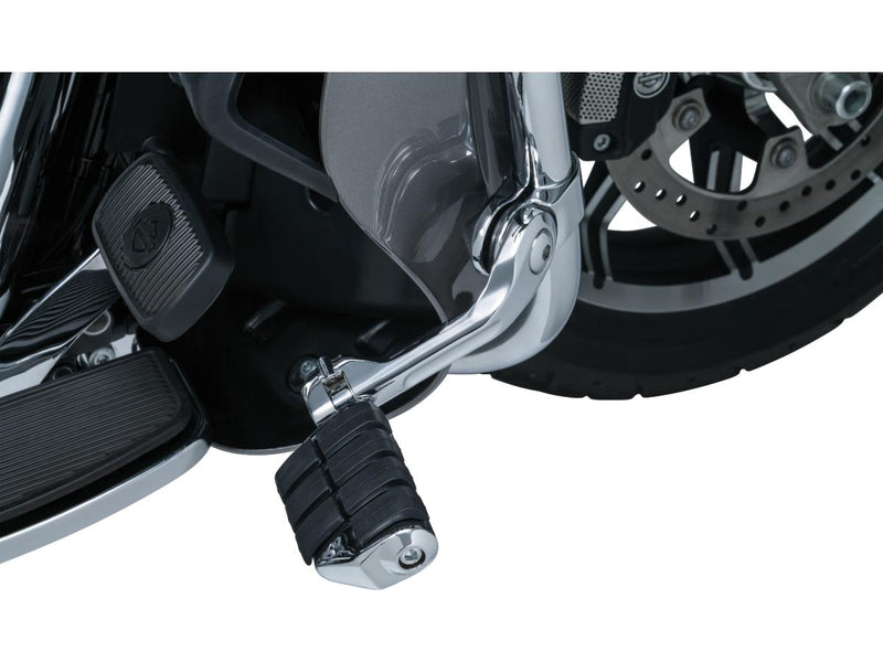 Tour-Tech Cruise Mounts Long Arm With Dually ISO-Pegs Chrome