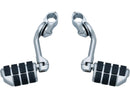 Tour-Tech Cruise Mounts Long Arm With Dually ISO-Pegs Chrome