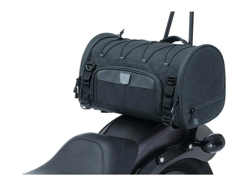 Kuryakyn Rambler Rear Roll Bag Black