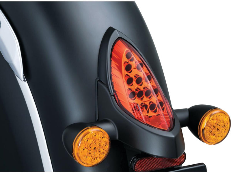 Taillight Top Trim Black Satin