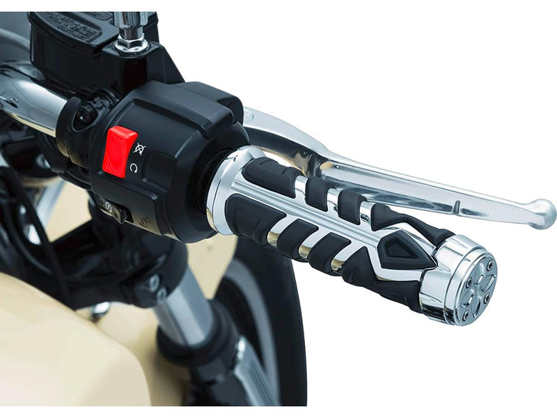 Spear Grips Chrome 7/8" Throttle By Wire For Indian Chief