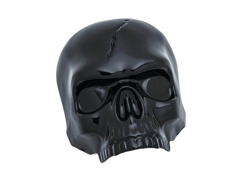 Skull Horn Cover Gloss Black