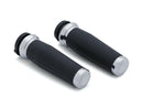 Thresher Grips Chrome Throttle By Wire - 1 Inch