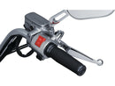 Thresher Open Ends Grips With Bar Mounted End Caps Black Satin - 1 Inch