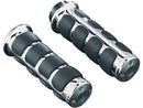 ISO Universal Grips Chrome Throttle By Wire Throttle Cables - 7/8 Inch