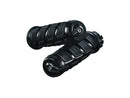 Kinetic Grips Gloss Black Throttle By Wire Throttle Cables - 7/8 Inch