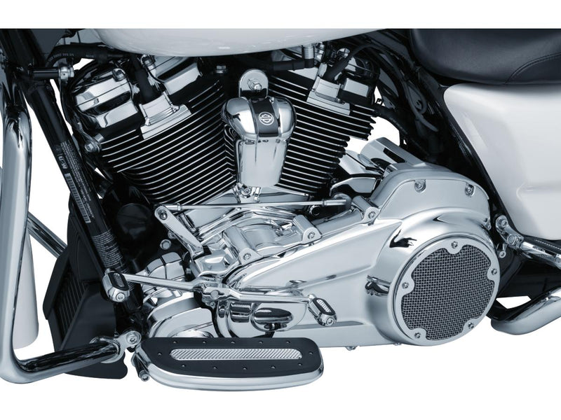 Precision Lower Engine Cover Chrome For 17-Up Touring