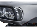 Mesh Headlight Vent Accent Chrome
