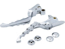 Zombie Hand Control Left / Right Levers Chrome Cable Clutch For 18-23 Softail