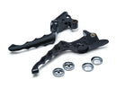 Zombie Hand Control Left / Right Levers Gloss Black Cable Clutch