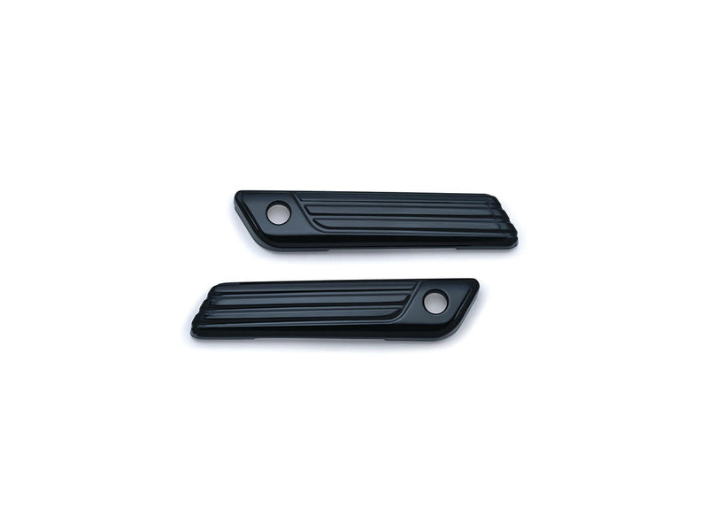 Kuryakyn Tri-Line Saddlebag Hinge Cover Gloss Black