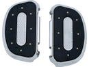 Heavy Industrie Passenger Floorboards Chrome For 84-17 Softail