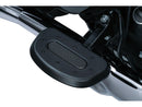Heavy Industrie Passenger Floorboards Satin Black For 84-17 Softail