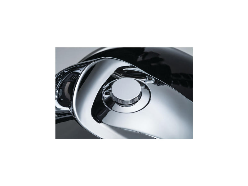 Flush Mount Pop-Up Gas Cap Vented Chrome