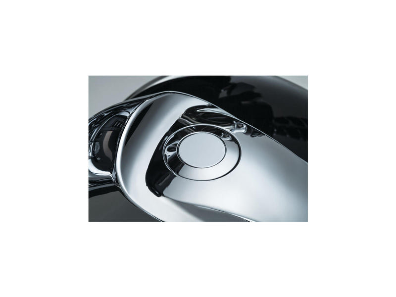 Flush Mount Pop-Up Gas Cap Vented Chrome