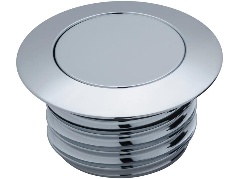 Flush Mount Pop-Up Gas Cap Vented Chrome