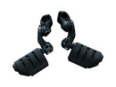 Tour-Tech Cruise Mounts Short Arm With Trident Dually Pegs Gloss Black