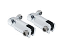 Footpeg & Stirrup Extenders Chrome - 2-1/4" Long