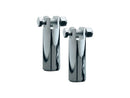 Peg Mounts With 3/8"-16 Mount Bolts Chrome - 3.5 Inch