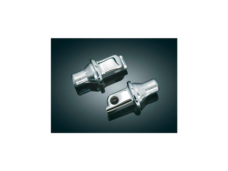 Tapered Male Mount Peg Adapters Chrome For 14-18 Chief Classic