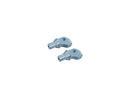 Tapered Male Mount Peg Adapters Chrome For 15-23 Scout