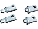 Splined Peg Adapters Chrome For 12-16 XL1200V