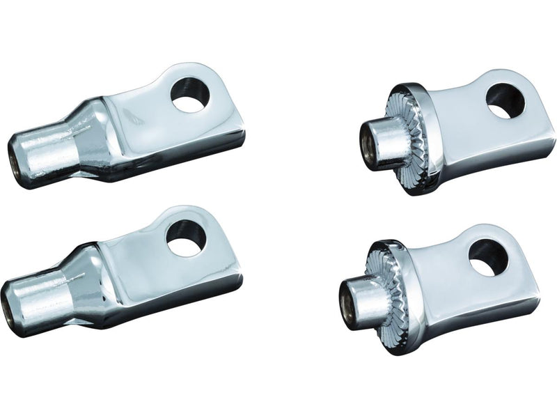 Splined Peg Adapters Chrome For 12-16 XL1200V