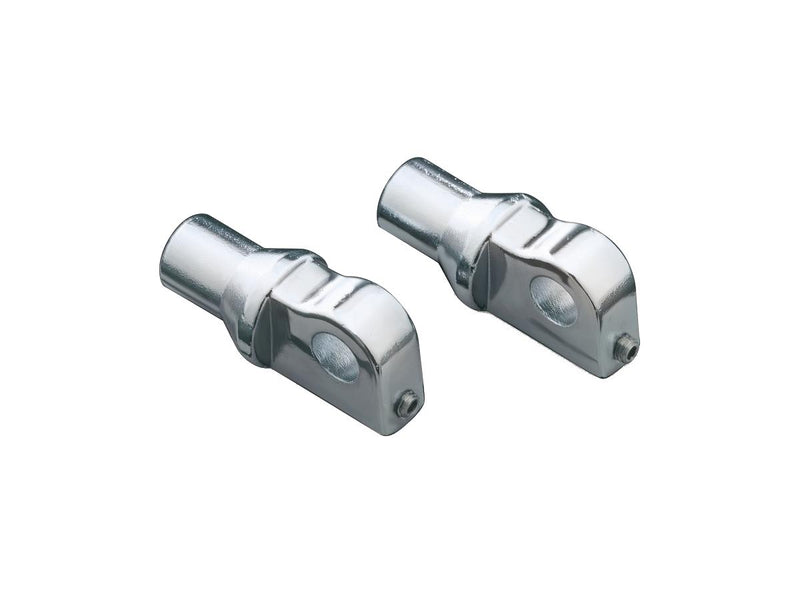 Tapered Male Mount Peg Adapters Chrome For 12-16 XL1200V