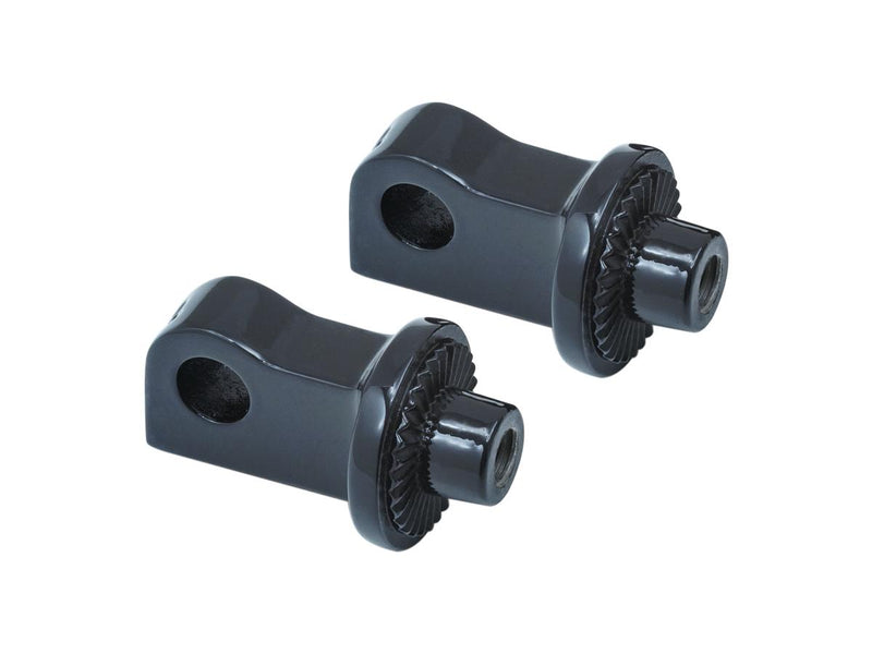 Splined Peg Adapters Gloss Black For 12-16 XL1200V