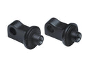 Splined Peg Adapters Black Satin For 12-16 XL1200V