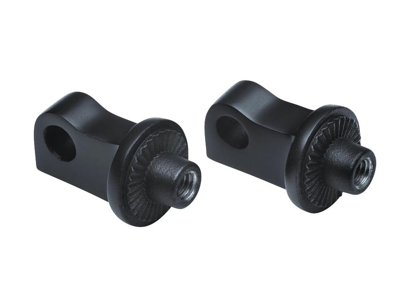 Splined Peg Adapters Black Satin For 12-16 XL1200V