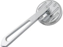 Round Mirror Long Stem Chrome
