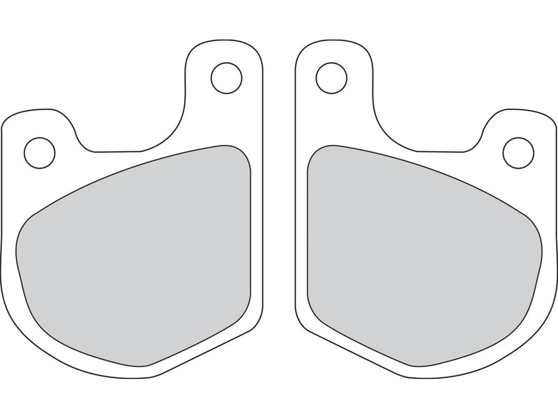 Organic Replacement Brake Pads Organic Front For 78-83 Sportster