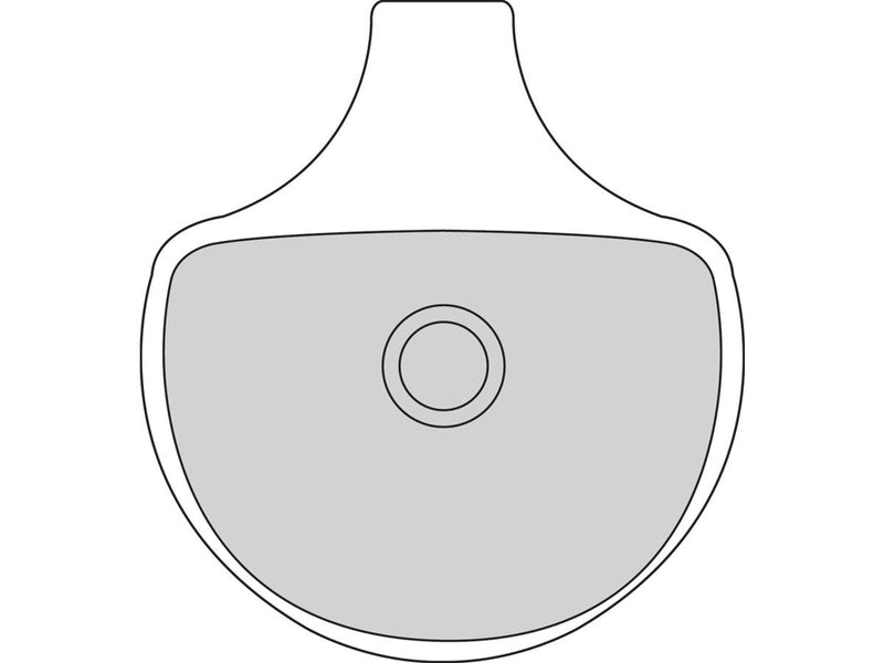 Organic Replacement Brake Pads Organic Front For 84-99 Sportster