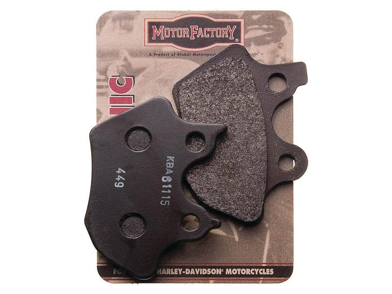 Organic Replacement Brake Pads Organic Rear For 06-17 V-Rod