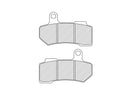 Sintered Replacement Brake Pads Sinter Rear For 06-17 V-Rod