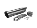 S/C Elite Slip-On Muffler 2.25" Inlet Satin - 4 Inch