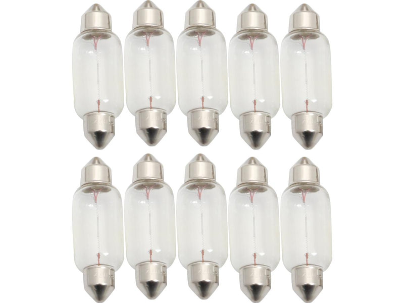 Replacement Bulb 12V/18W Clear Pack Of 10