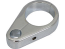 Cable Clamp For Clutch Cable And 1 1/8 Inch Diameter Tubing Chrome