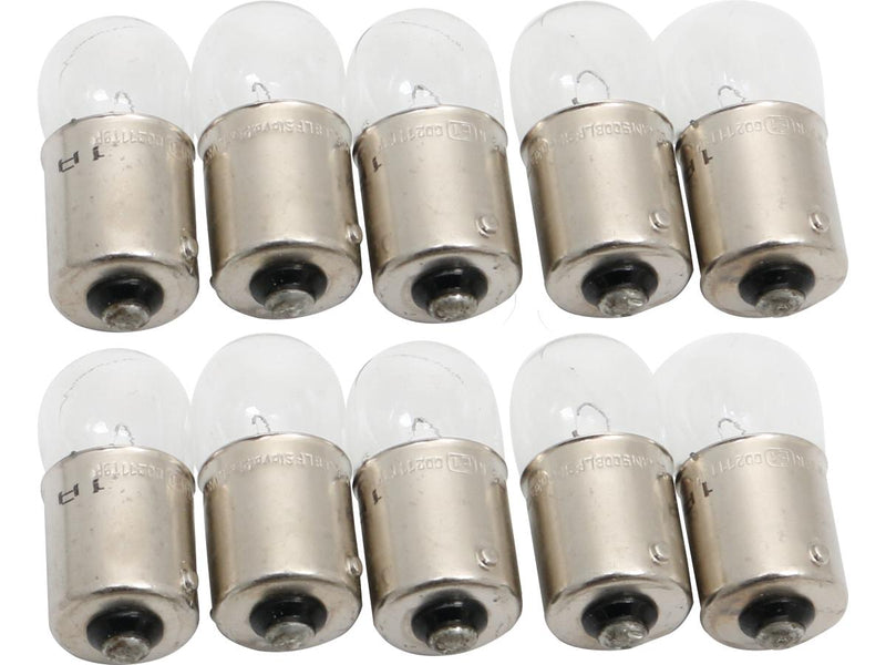 Replacement Bulb 12V/10W (Bullet Light) Clear Pack Of 10